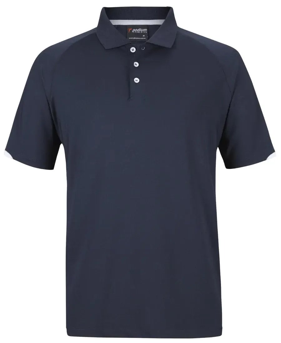 JB'S Podium Contrast Stretch Polo Shirt 7STC Jb's Wear
